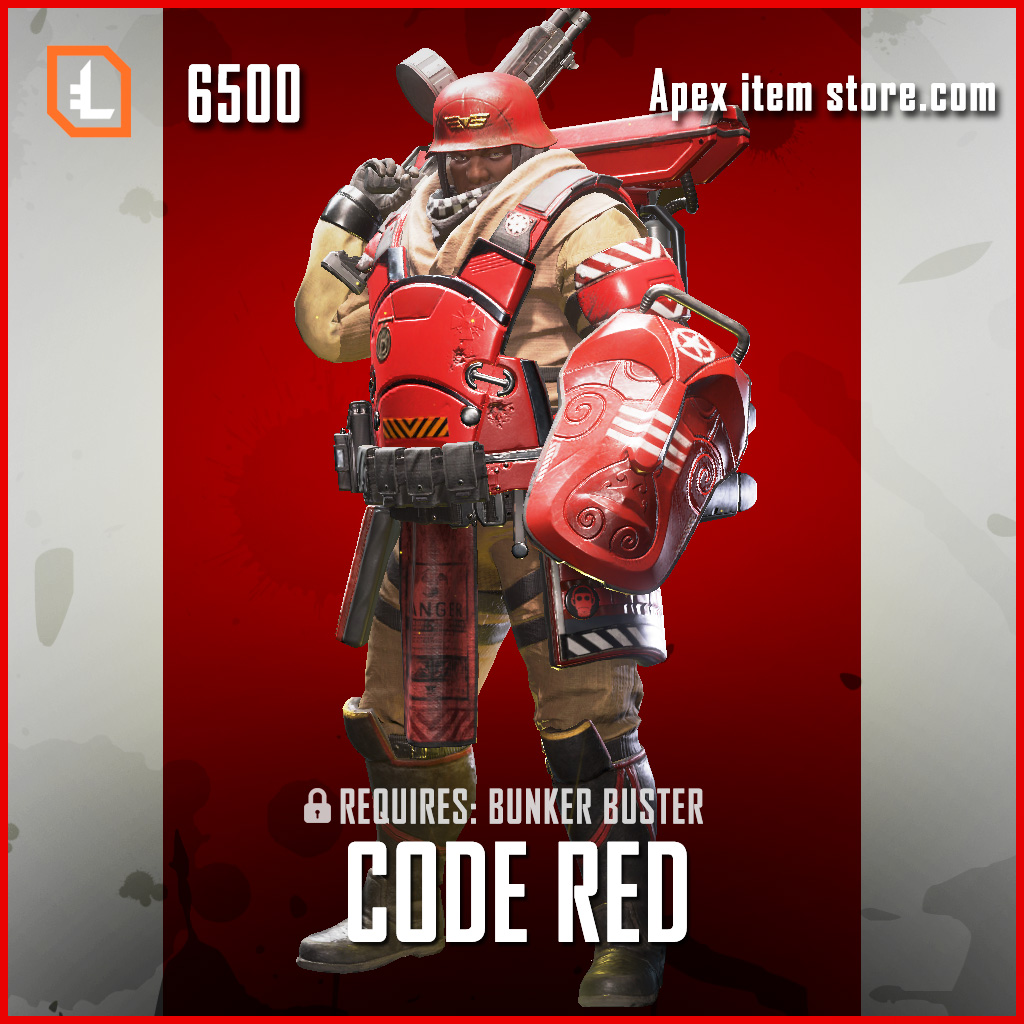 Code Red gibraltar legendary apex legends skin