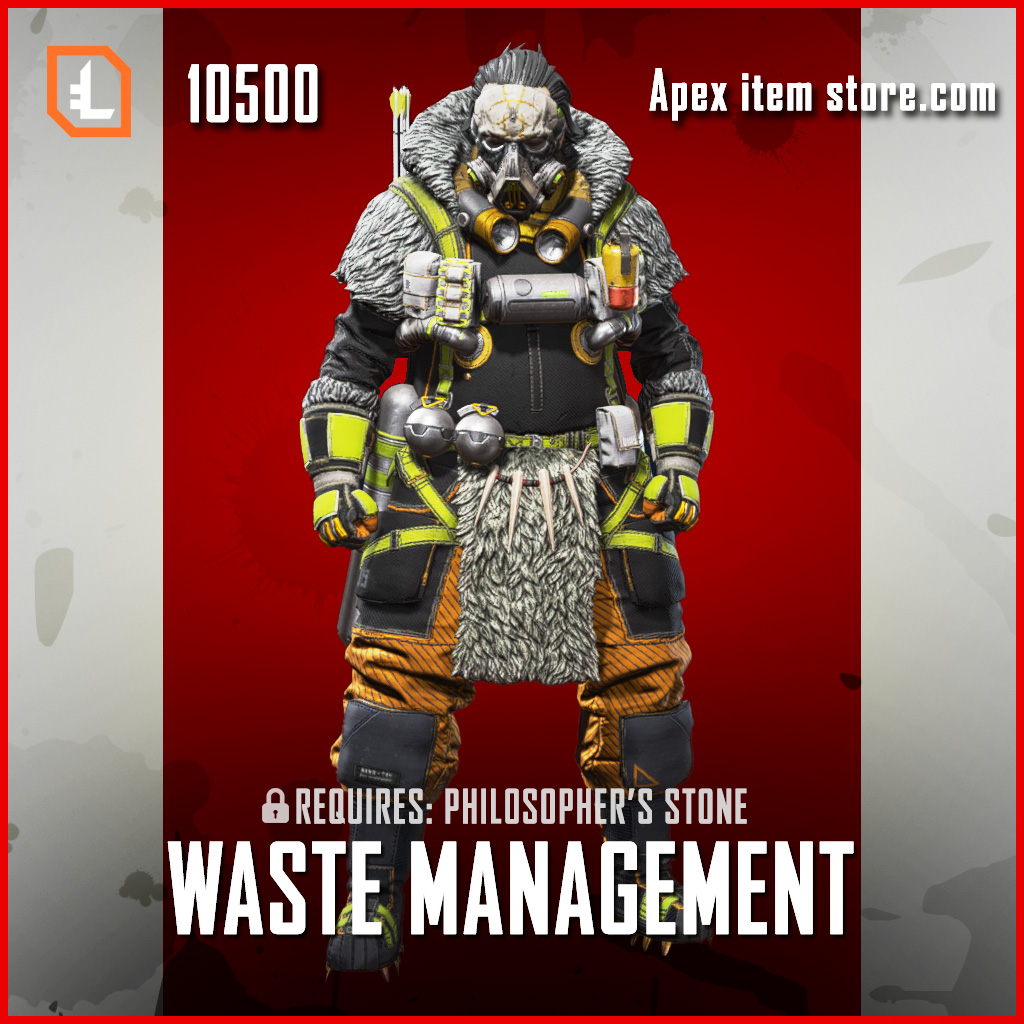 Waste Management exclusive caustic skin legendary apex legends item
