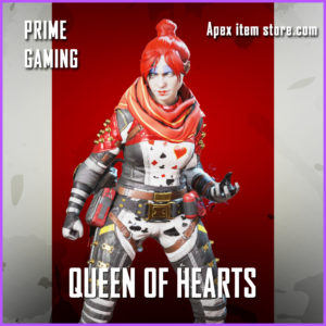 Queen of Hearts Wraith Rare Twitch Prime Gaming Apex Legends Skin