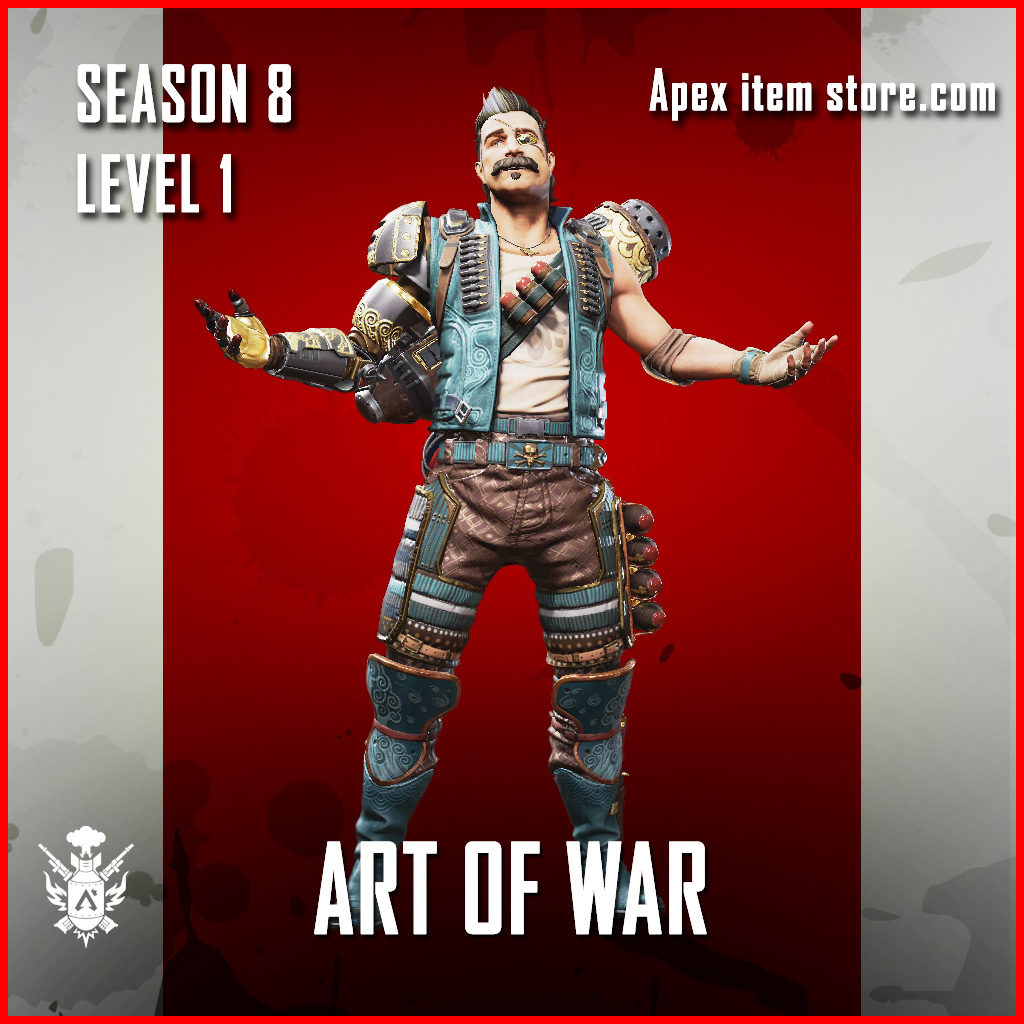 Art of War Fuse Battle Pass Season 8 Skin Apex Legends