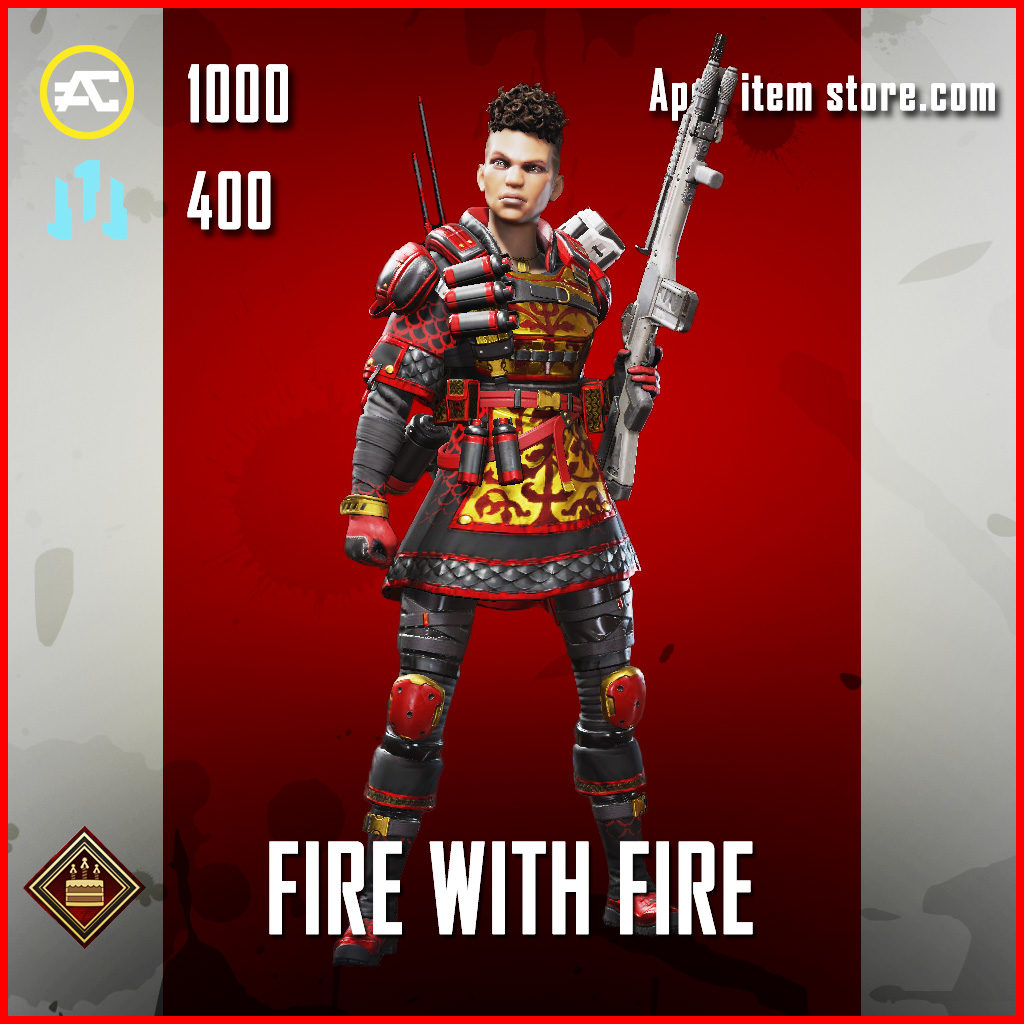 Fire with Fire Bangalore Apex Legends Skin Anniversary Event