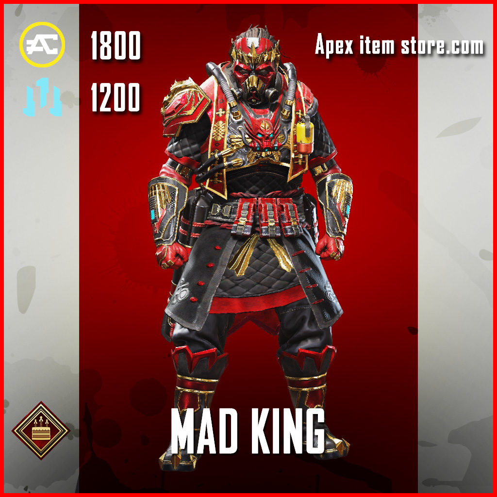 Mad King Caustic Apex Legends Skin Anniversary Event