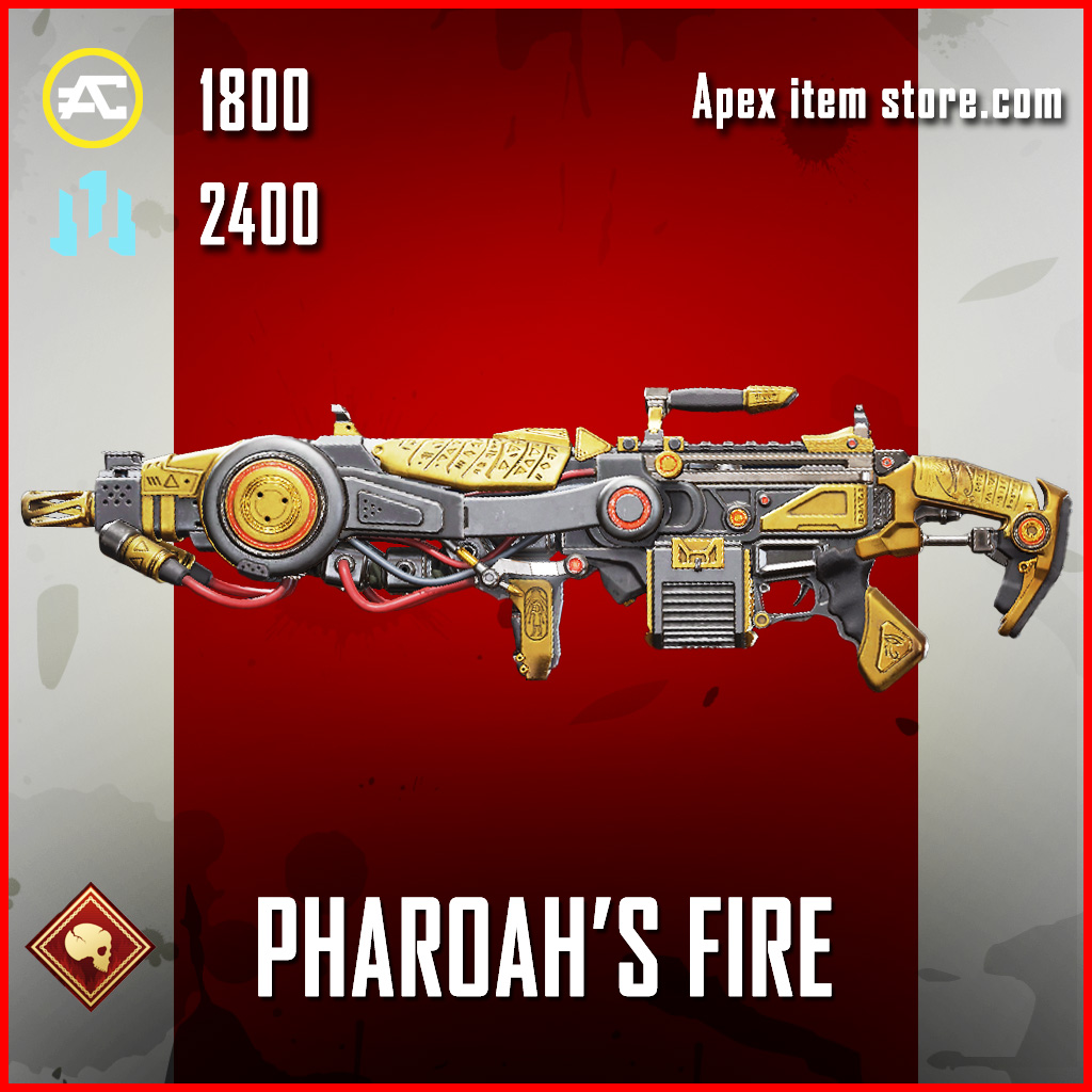 Pharoah's Fire Spitfire Skin Apex Legends