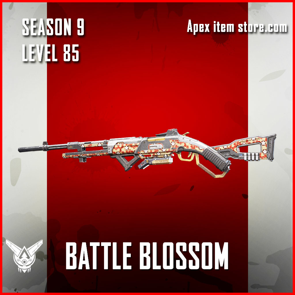 Battle Blossom rare 30-30 repeater skin Apex Legends Season 9 Battle Pass Level 85