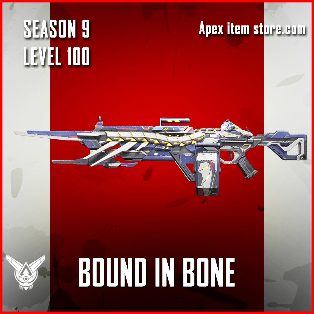 Bound in Bone devotion legendary skin Apex Legends Battle Pass Season 9 Legacy Level 100