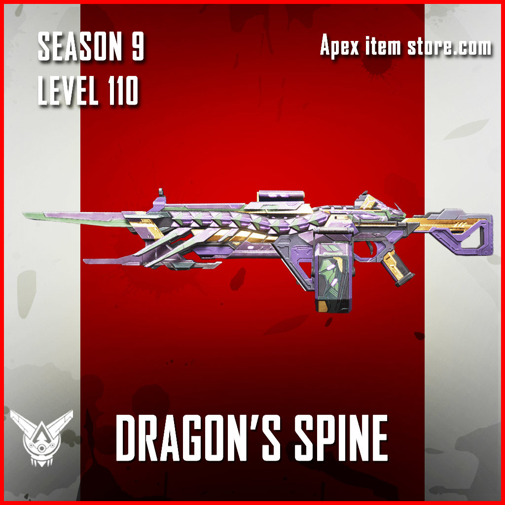Dragon's Spine Legendary Devotion skin Apex Legends Battle Pass Season 9 Legacy Level 110