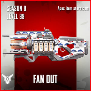 Fan Out rare charge rifle skin Apex Legends Battle Pass Season 9 Legacy Level 99