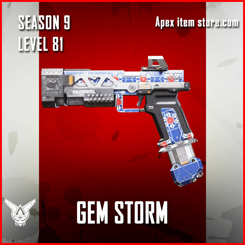 Gem Storm rare re-45 skin Apex Legends Season 9 Battle Pass Level 81