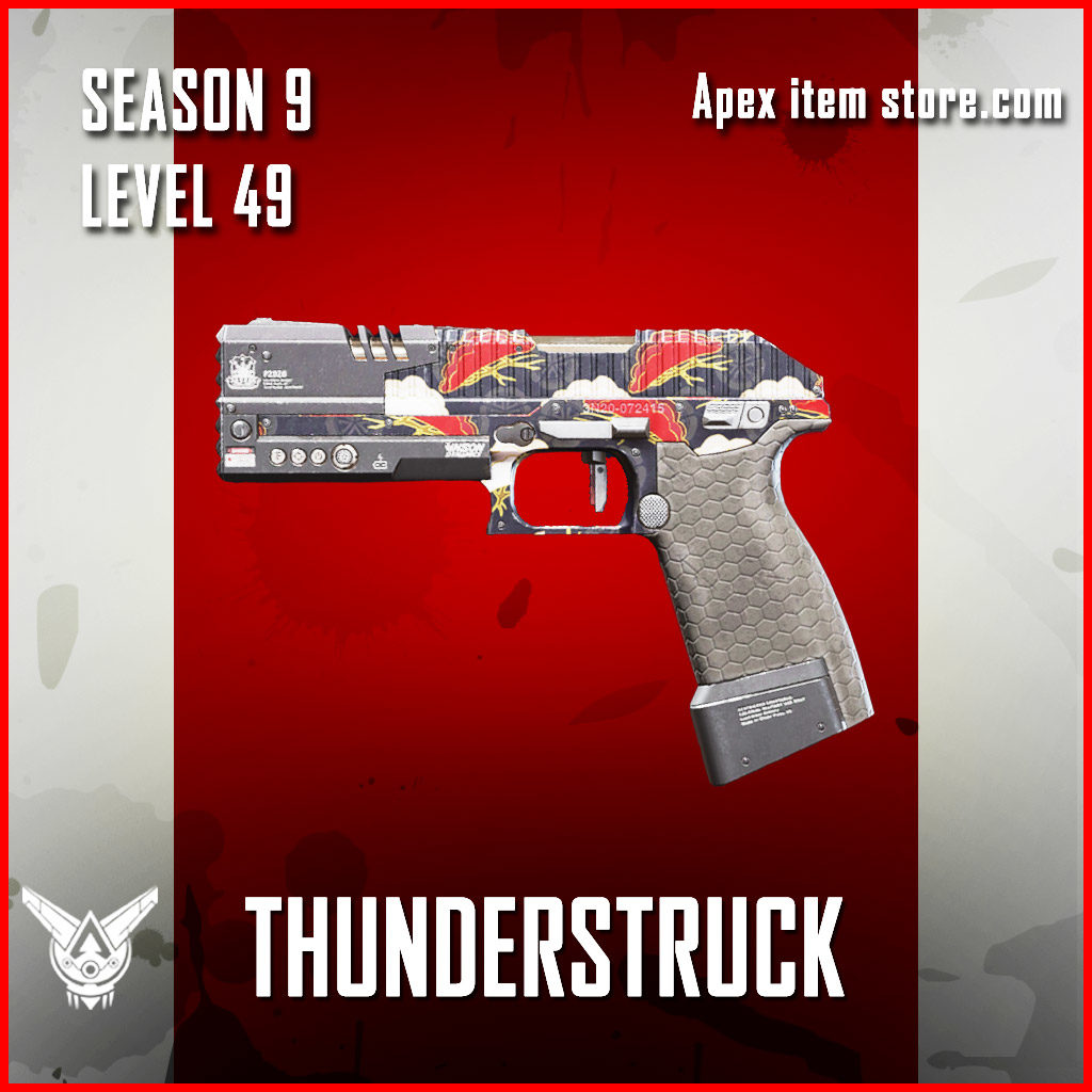 thunderstruck rare p2020 skin Apex Legends Season 9 Battle Pass Level 49