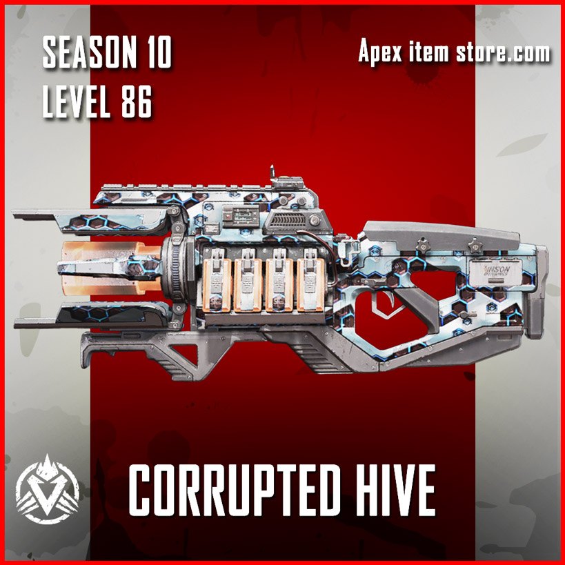 corrupted hive rare charge rifle Battle Pass Season 10 Skin Apex Legends