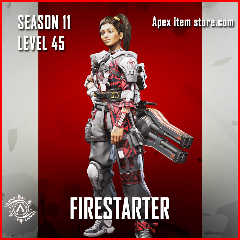 firestarter rare rampart skin escape battle pass free level 45