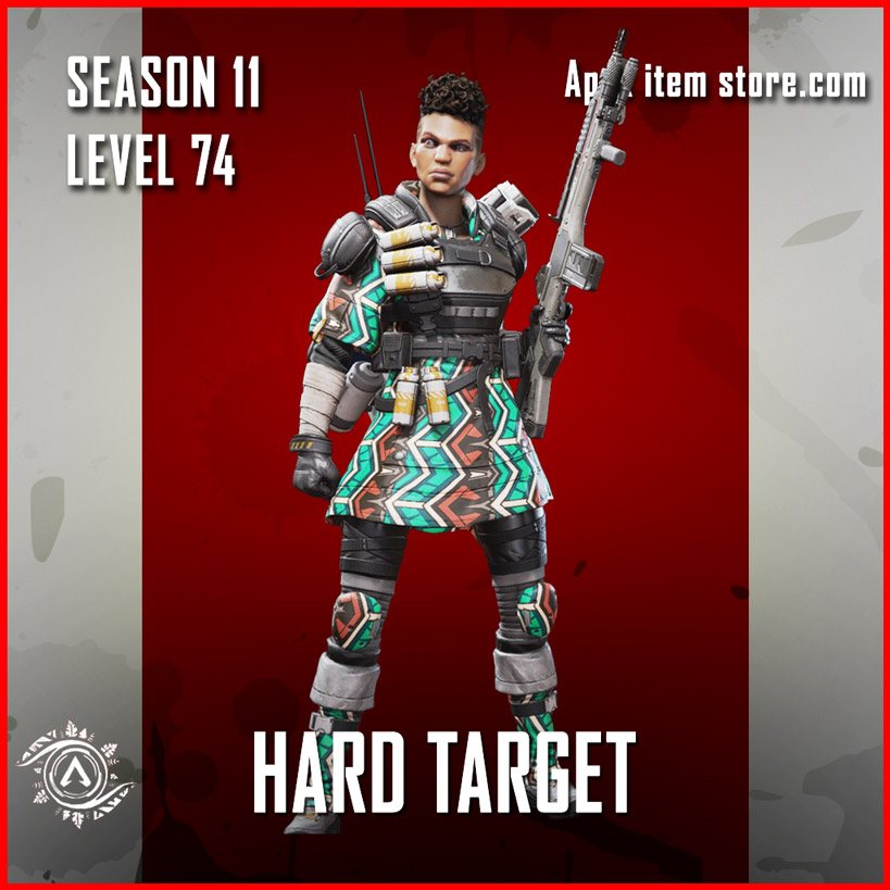 hard target bangalore rare skin escape battle pass level 74