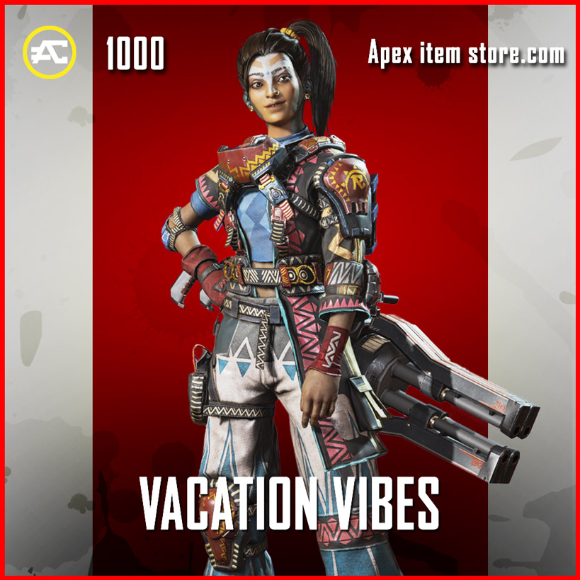 vacation vibes epic rampart skin apex legends