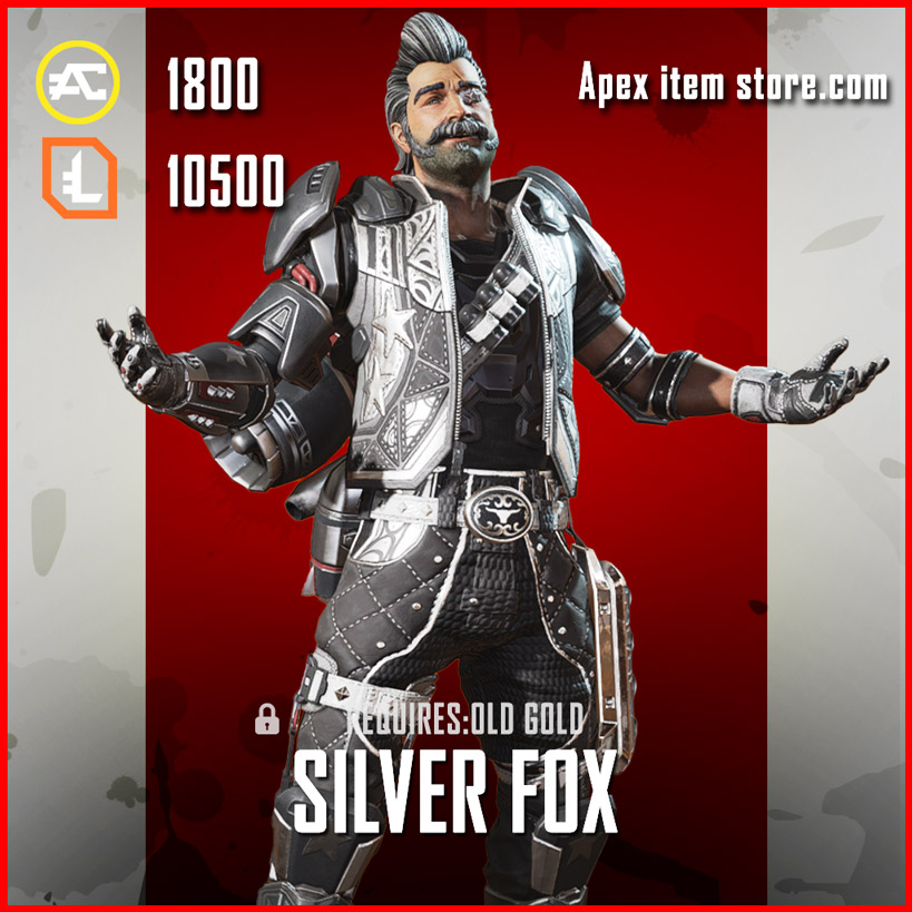 silver fox legendary fuse skin exclusive apex legends