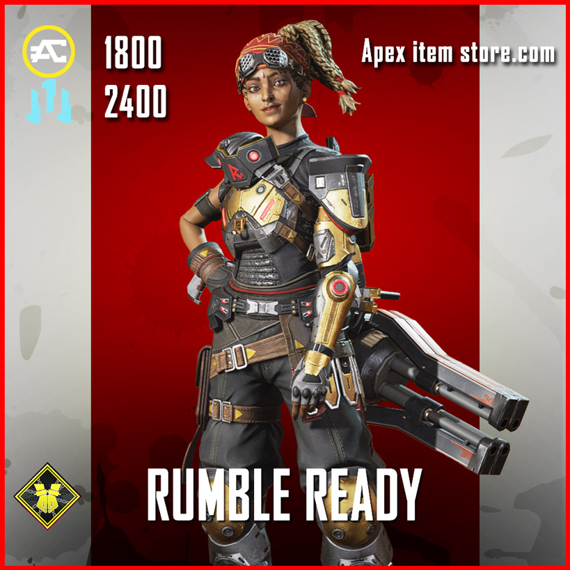 Rumble Ready Legendary Rampart Apex Legends