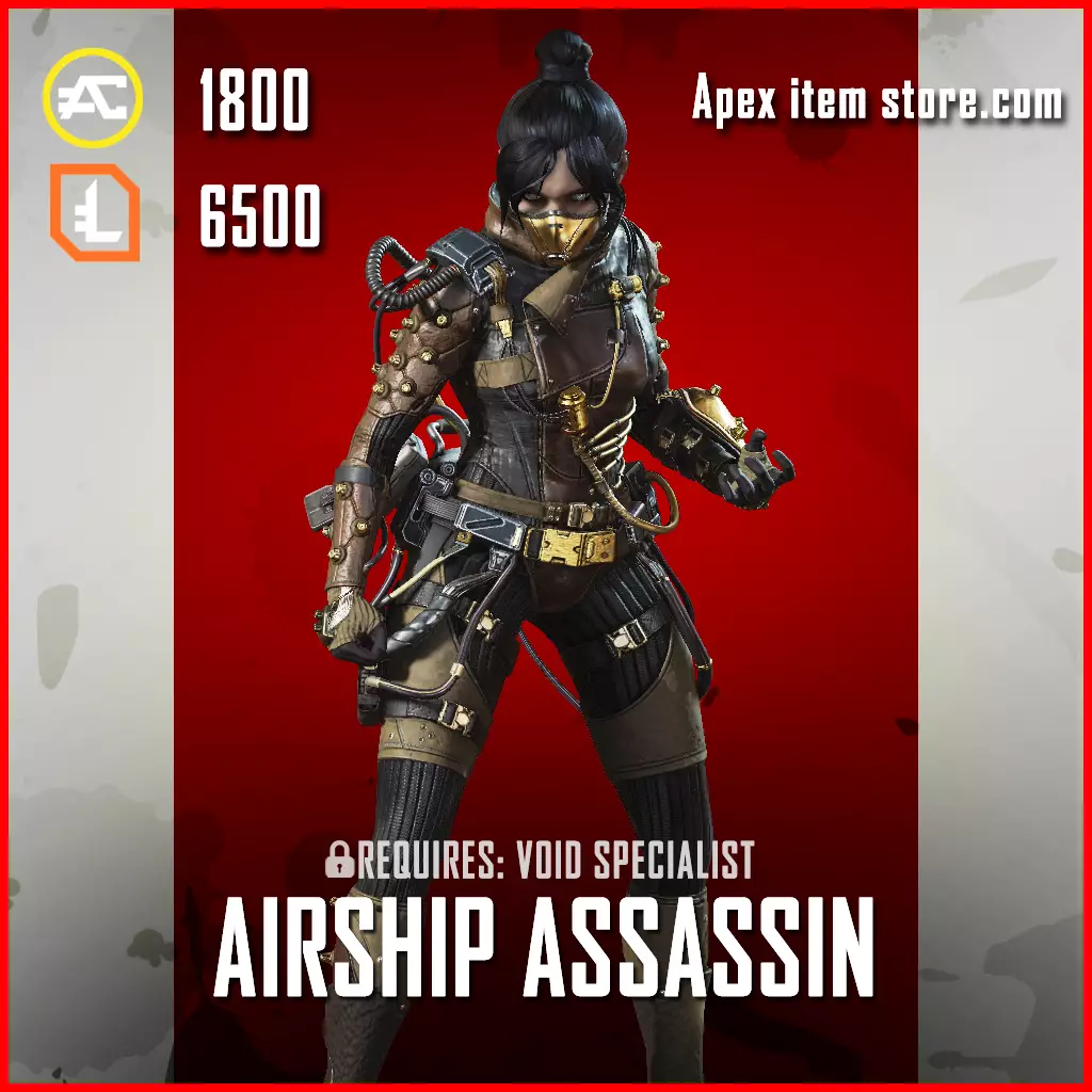 Airship Assassin legendary apex legends wraith skin