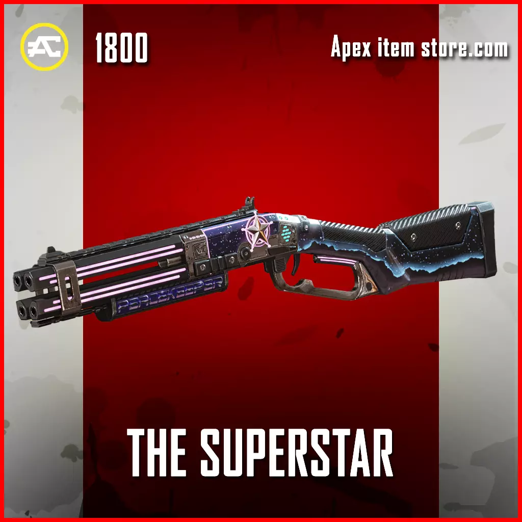 The Superstar legendary apex legends peacekeeper gun skin