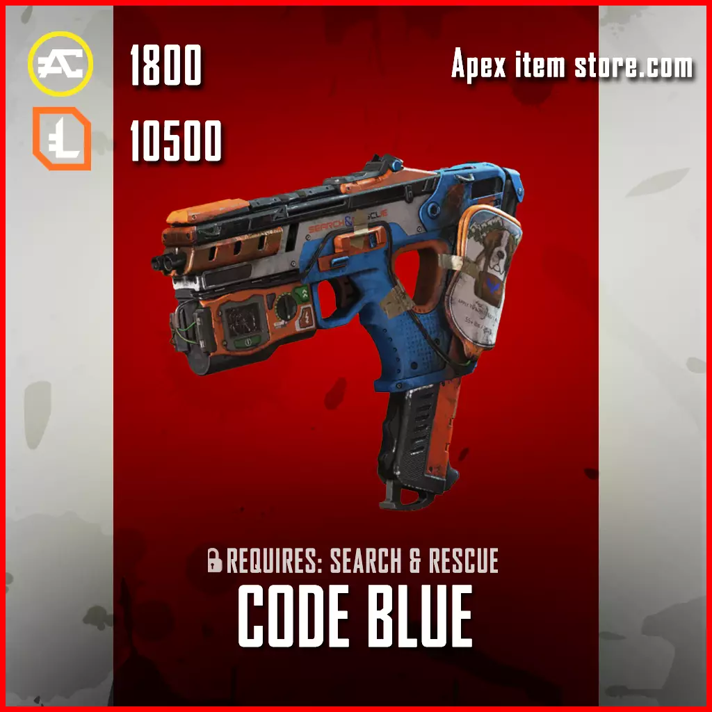 Code blue alternator legendary apex legends skin