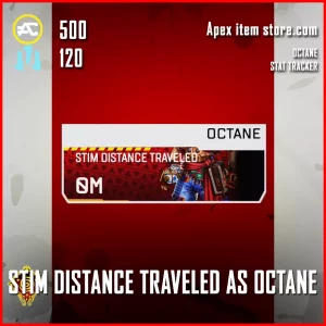stim distance traveled as octane tracker