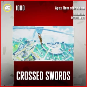 crossed swords skydive emote epic fight night apex legends item