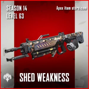 shed weakness rampage rare apex legends skin