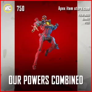 Our Powers combined pathfinder banner pose apex legends