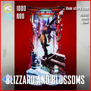 Blizzard and Blossoms Valkyrie Banner Frame in Apex Legends