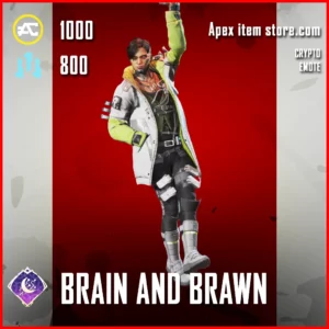 Braind and Brawn Crypto emote in Apex Legends