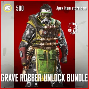 Grave Robber unlock bundle in apex legends Caustic