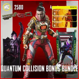 Quantum Collision Bonus Bundle in Apex Legends Wraith Pack Digging the Grave Peacekeeper