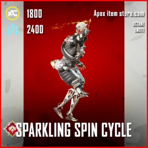 Sparkling Spin Cycle Octane Emote in Apex Legends