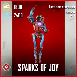 Sparks of Joy Pathfinder Emote in Apex Legends