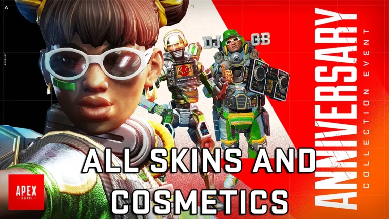 All 4th Anniversary Collection Event Skins and Cosmetics