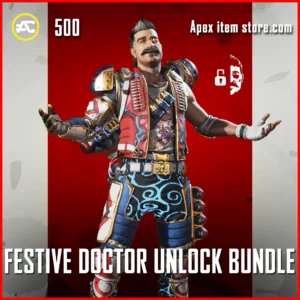 Festive Doctor Fuse Unlock Bundle in Apex Legends