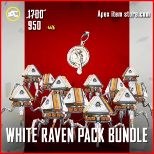 White Raven CHarm Pack Bundle in Apex Legends