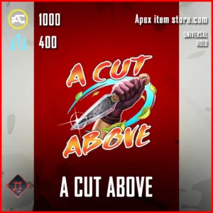 A Cut Above Universal Holo in Apex Legends Imperial Guard Collection Event