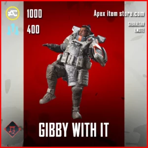 Gibby With It Gibraltar Emote in Apex Legends Imperial Guard Collection Event