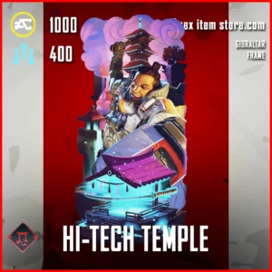 Hi-tech Temple Gibraltar frame in Apex Legends Imperial Guard Collection Event