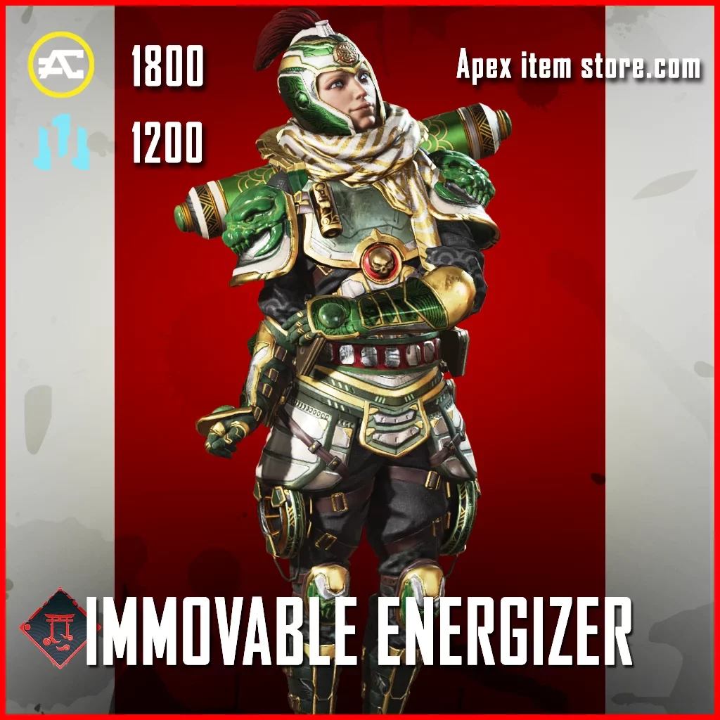 Immovable Energizer Wattson Skin in Apex Legends Imperial Guard Collection Event