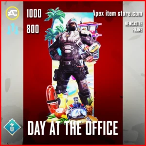 Day At The Office Newcastle Frame in Apex Legends Sun Squad Event