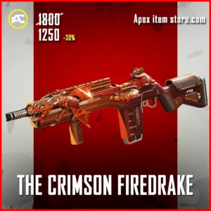 The Crimson Firedrake G7 Scout Skin in apex legends
