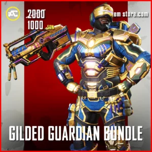 Gilded Guardian Bundle in Apex Legends Newcastle Skin and Galactic Nebulizer L-Star skin