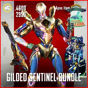 Gilded Sentinel Bundle in Apex Legends Pathfinder Skin and Beyond Sight Triple Take SKin