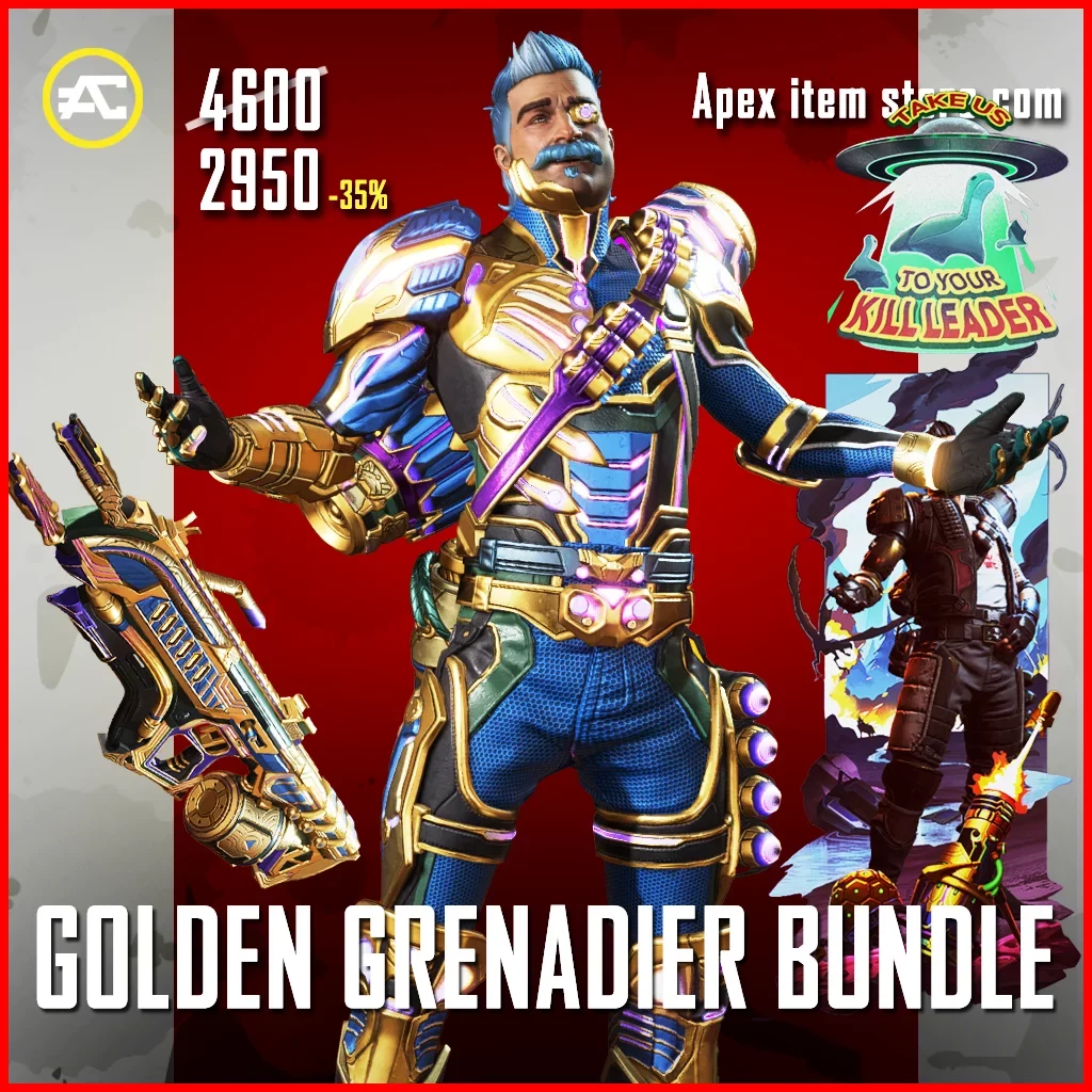 Golden Grenadier in Apex Legends Fuse Skin