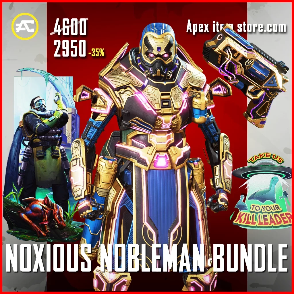 Noxious Nobleman in Apex Legends Caustic Skin