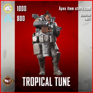 Tropical Tune Gibraltar Emote in in Apex Legends Veiled Collection Event