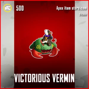 Victorious Vermin Sticker in Apex Legends