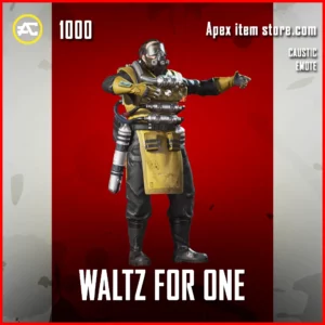 Waltz For One Caustic Emote in Apex Legends