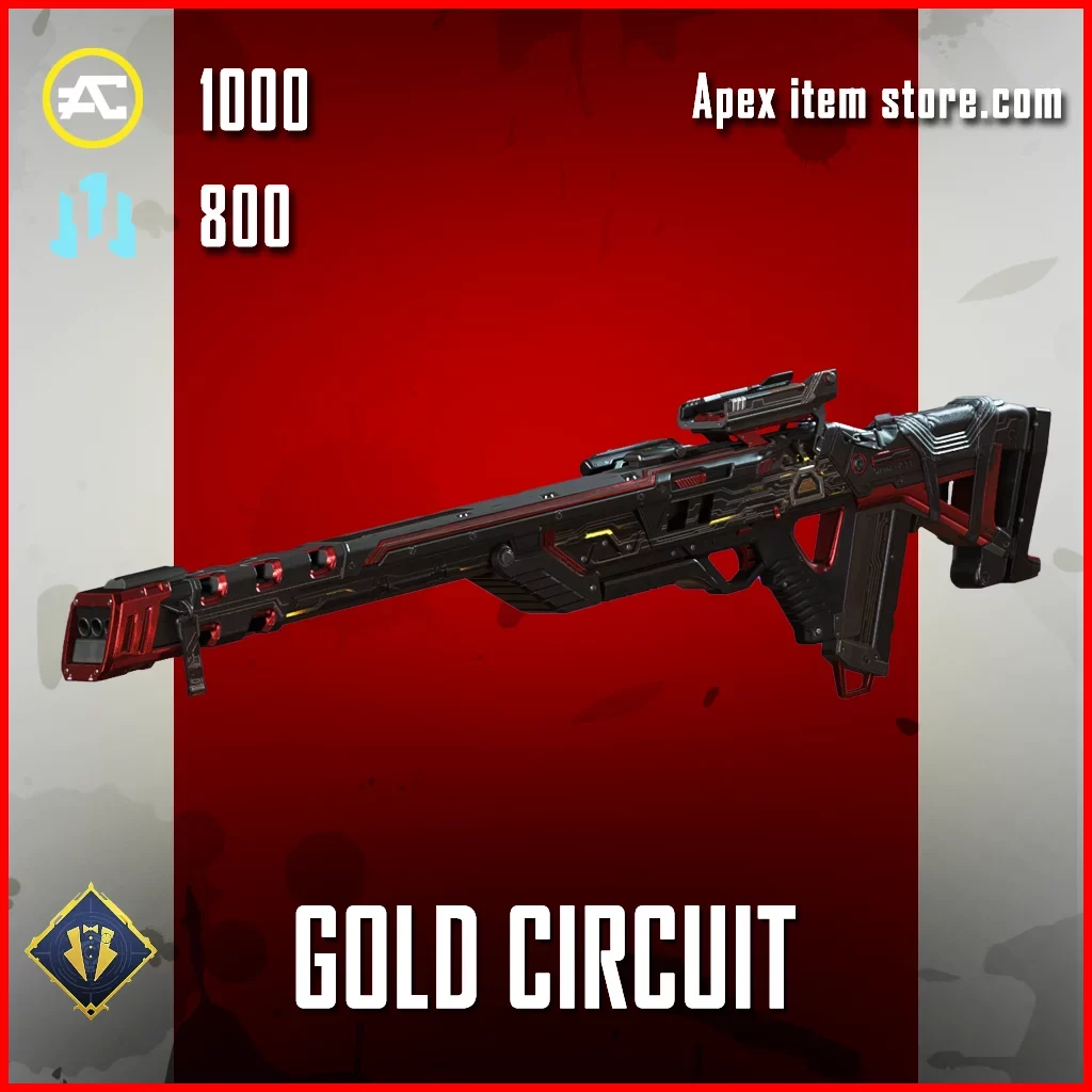 Gold Circuit Triple Take Skin in Apex Legends Dressed to Kill Collection Event