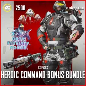 Heroic Command Bonus Bundle Newcastle and Military Made Rampage Skin in Apex legends